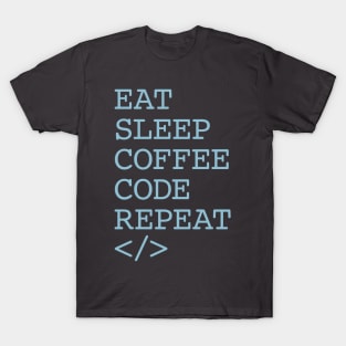 Coffee Code Repeat T-Shirt